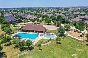 11626 Capitan Ln, Frisco, TX 75033 - bird's eye view of a pool