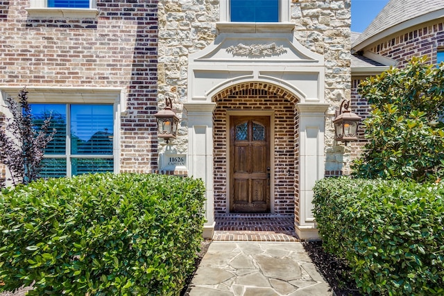 11626 Capitan Ln, Frisco, TX 75033 - property entrance with brick siding