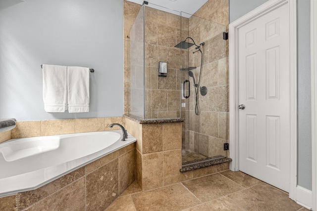 2433 Mallard Dr, Little Elm, TX 75068 - full bath featuring a stall shower and a garden tub