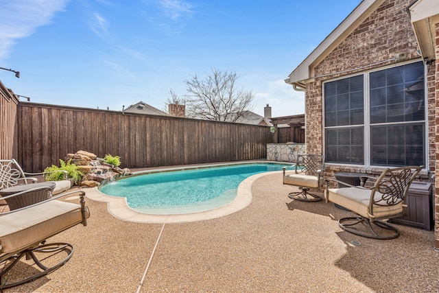 2433 Mallard Dr, Little Elm, TX 75068 - view of swimming pool featuring a fenced backyard and a patio