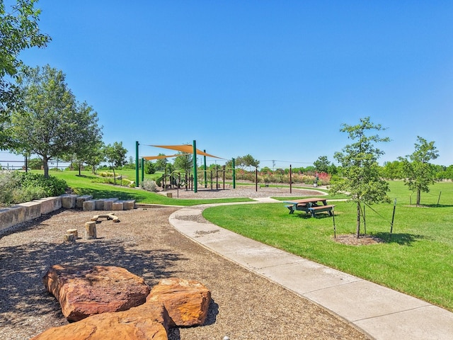 424 Trigger Trl, Argyle, TX 76226 - view of property's community with a lawn