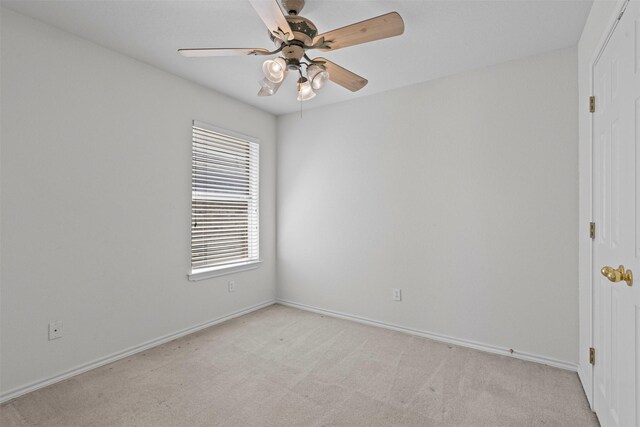 1039 Spring Hill Dr, Saginaw, TX 76179 - empty room with a ceiling fan and light carpet