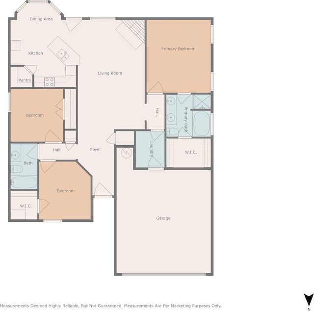 1039 Spring Hill Dr, Saginaw, TX 76179 - view of floor plan / room layout
