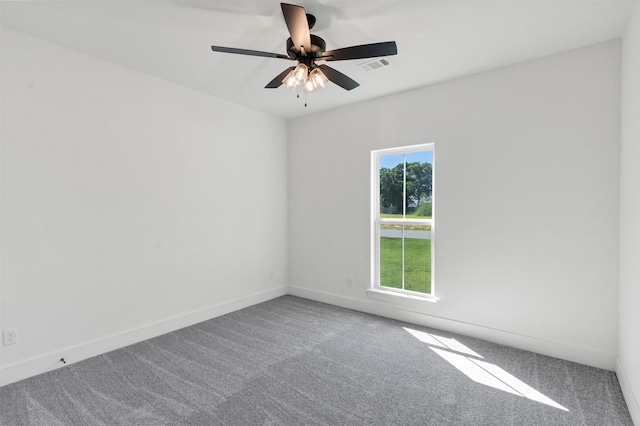 416 Redbud Ln, Tolar, TX 76476 - unfurnished room with carpet flooring, baseboards, and ceiling fan