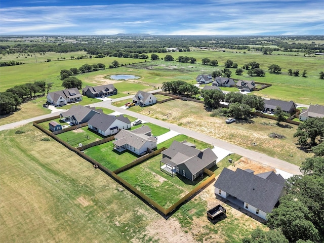 416 Redbud Ln, Tolar, TX 76476 - aerial view of residential area featuring a large body of water