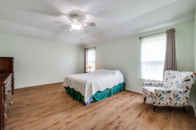 9912 Fillmore Dr, Mckinney, TX 75072 - bedroom featuring wood finished floors, baseboards, and ceiling fan