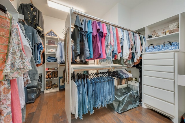105 Orion Ct, Aurora, TX 76078 - spacious closet featuring wood finished floors