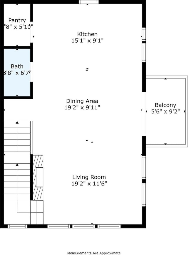 815 E 5th St, Dallas, TX 75203 - property floor plan