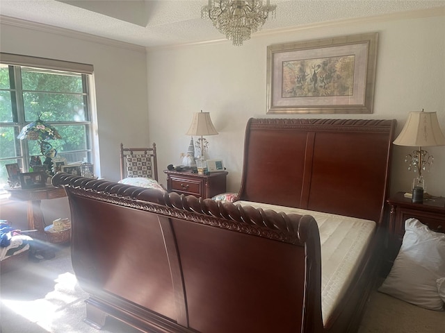 1212 Oakwood Trl, Southlake, TX 76092 - carpeted living area featuring crown molding and a textured ceiling