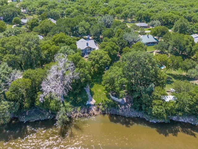 7710 Ravenswood Rd, Granbury, TX 76049 - view of property location with a large body of water and a forest