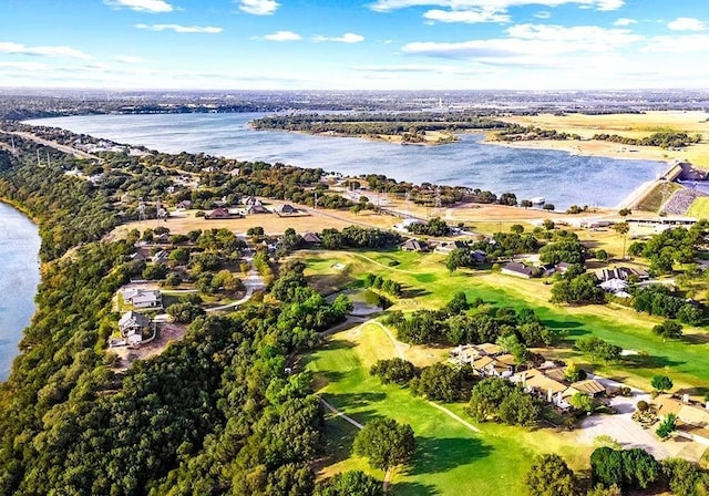 7710 Ravenswood Rd, Granbury, TX 76049 - view of property location with a large body of water, nearby suburban area, and a golf club