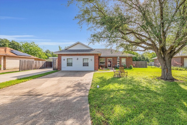 1006 Beaver St, Lacy Lakeview, TX 76705 - view of front of home featuring concrete driveway, brick siding, and a shingled roof