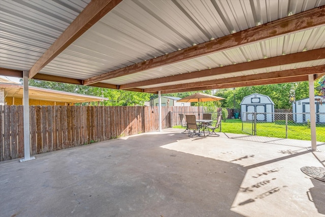 1006 Beaver St, Lacy Lakeview, TX 76705 - view of patio / terrace featuring outdoor dining space