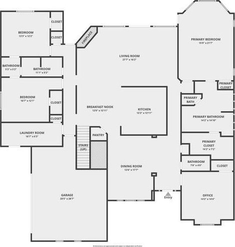 711 Saratoga Dr, Southlake, TX 76092 - home floor plan