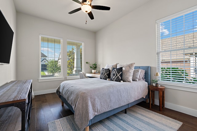 410 Travelers Ter, Argyle, TX 76226 - bedroom with multiple windows, baseboards, and wood finished floors
