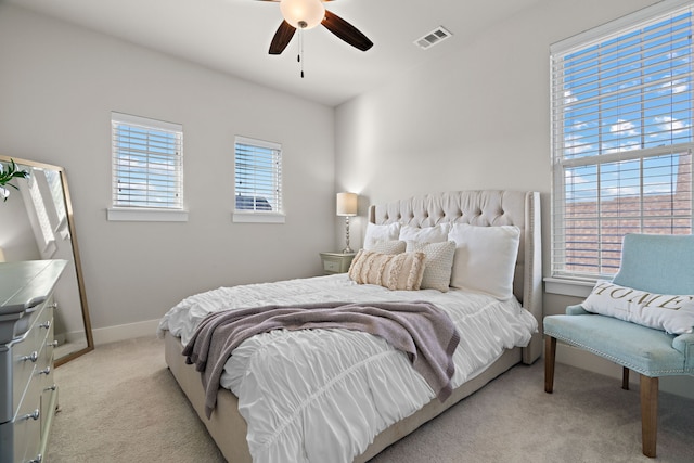 410 Travelers Ter, Argyle, TX 76226 - bedroom featuring light carpet, baseboards, and ceiling fan
