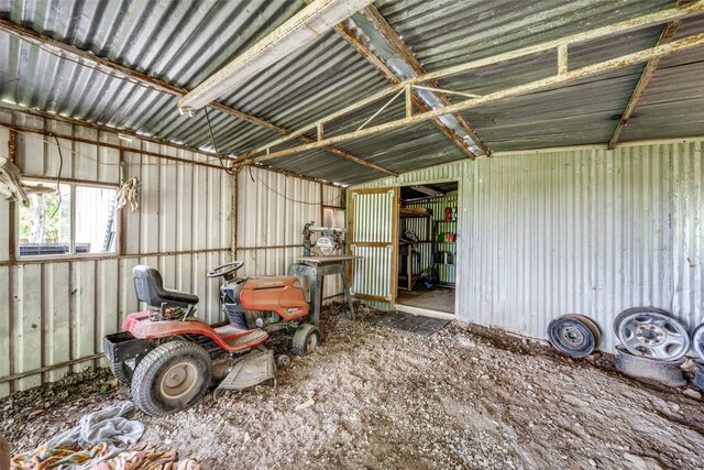 101 E Mulberry St, Decatur, TX 76234 - garage featuring metal wall
