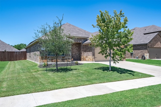 397 War Emblem Ln, Waxahachie, TX 75165 - view of front facade with driveway, brick siding, and an attached garage