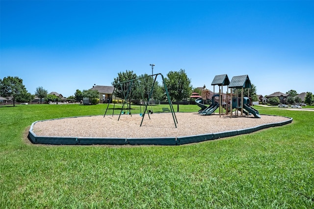 397 War Emblem Ln, Waxahachie, TX 75165 - communal playground featuring a yard