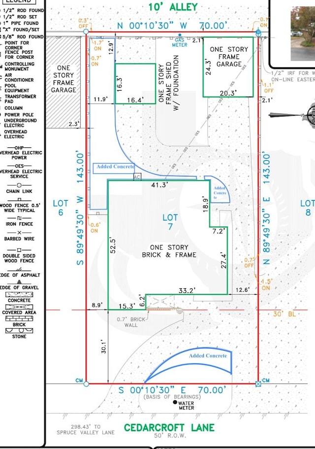 3315 Cedarcroft Ln, Dallas, TX 75233 - map / location with property boundaries highlighted