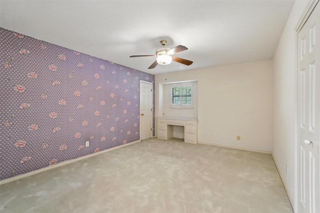 6 Shenandoah Pl, Richardson, TX 75080 - unfurnished bedroom featuring carpet floors, baseboards, a ceiling fan, and a closet