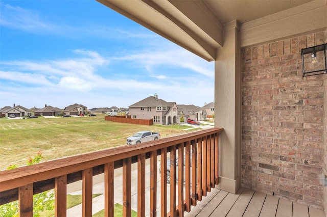 4444 Blue Mist Dr, Fort Worth, TX 76036 - wooden terrace featuring a residential view