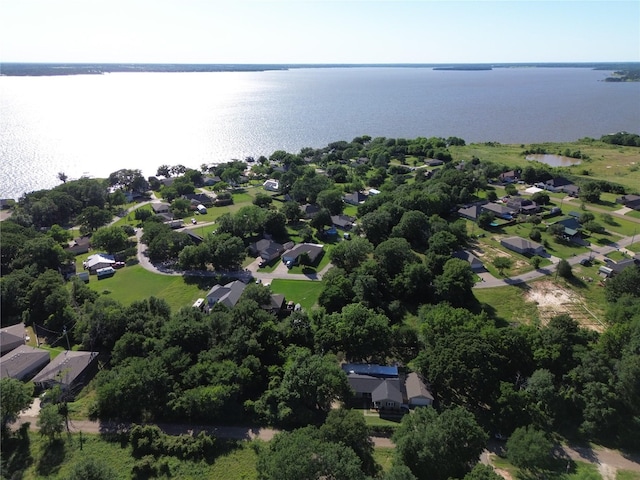 220 Seabreeze Dr, Gun Barrel City, TX 75156 - aerial overview of property's location with a large body of water and nearby suburban area