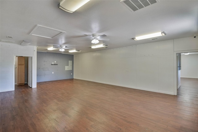 6495 Smoky Hill Ct, Granbury, TX 76049 - empty room featuring dark wood finished floors and ceiling fan