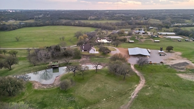 2113 Dicey Rd, Weatherford, TX 76085 - aerial view at dusk of a water view