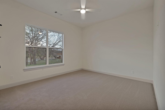 2113 Dicey Rd, Weatherford, TX 76085 - empty room with light colored carpet, ceiling fan, and baseboards