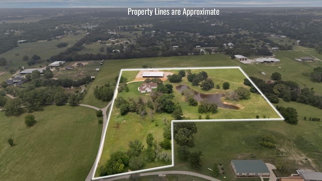 2113 Dicey Rd, Weatherford, TX 76085 - aerial overview of property's location with property parcel outlined