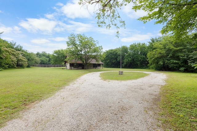 201 Cemetery Rd, Boyd, TX 76023 - view of dirt / gravel driveway