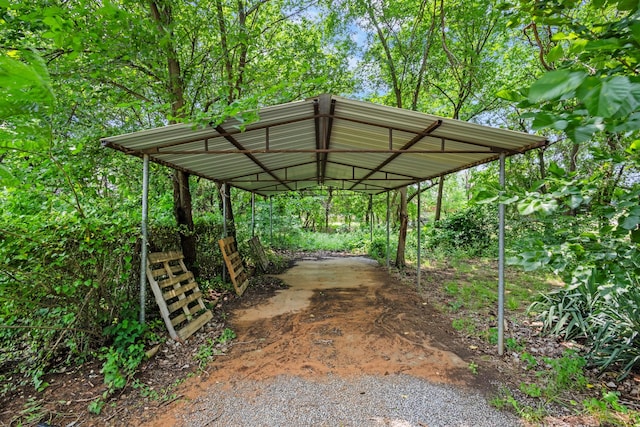 201 Cemetery Rd, Boyd, TX 76023 - view of car parking featuring a carport