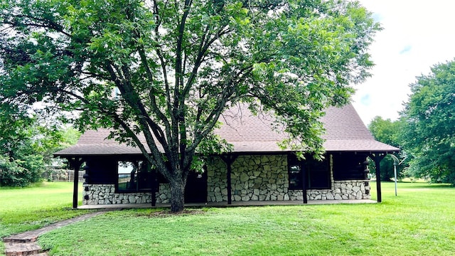 201 Cemetery Rd, Boyd, TX 76023 - view of green lawn