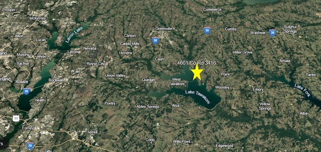 4601 County Road 3416, Lone Oak, TX 75453 - map of property location