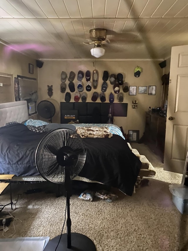 4601 County Road 3416, Lone Oak, TX 75453 - carpeted bedroom featuring crown molding