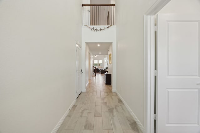 2004 Creekridge Dr, Lewisville, TX 75010 - corridor with light wood finished floors and baseboards