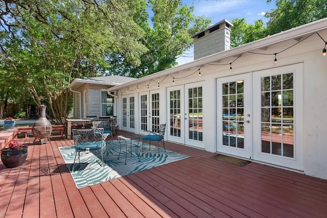 3227 Macarthur Dr, Waco, TX 76708 - deck featuring french doors