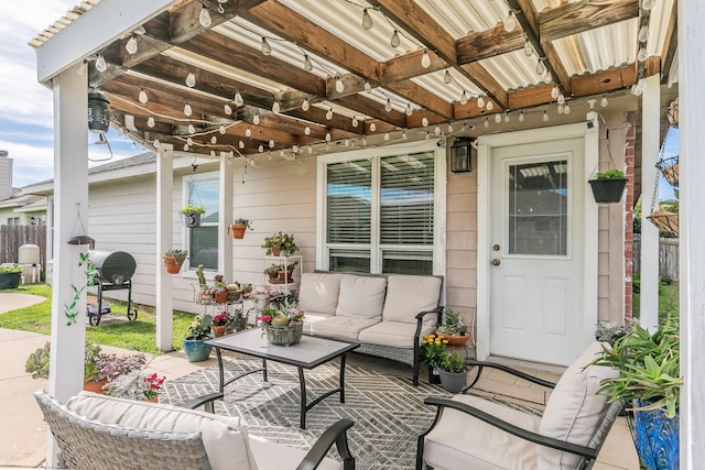 717 Kim Ln, Royse City, TX 75189 - view of patio featuring an outdoor hangout area