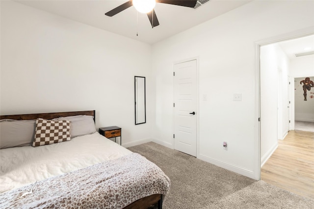 7010 Jet Stream Dr, Abilene, TX 79606 - bedroom with baseboards, carpet flooring, and ceiling fan