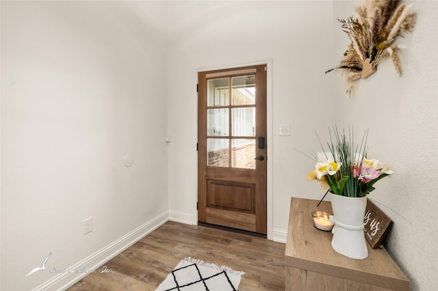 7010 Jet Stream Dr, Abilene, TX 79606 - entryway featuring light wood-style floors and baseboards