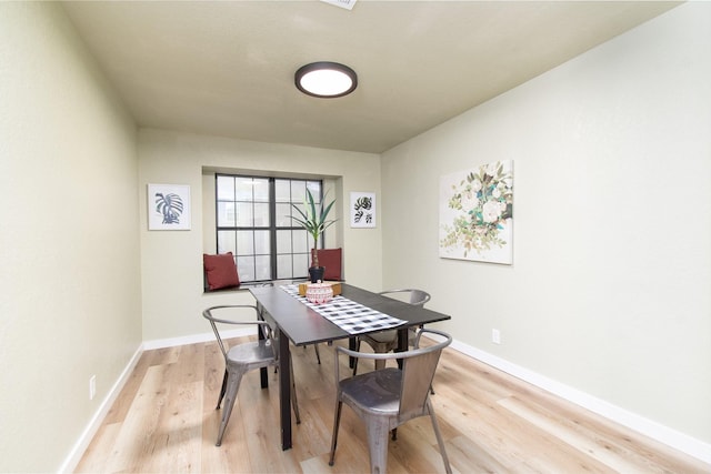 3918 Trinity Dr, Temple, TX 76504 - dining room with light wood-type flooring and baseboards