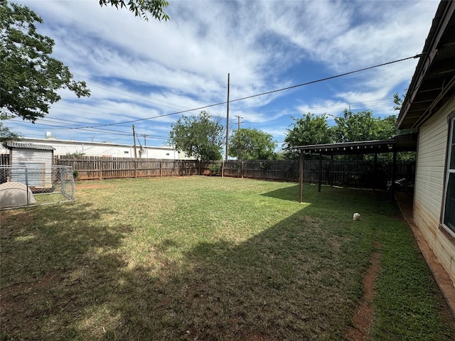1206 S Crockett Dr, Abilene, TX 79605 - view of yard