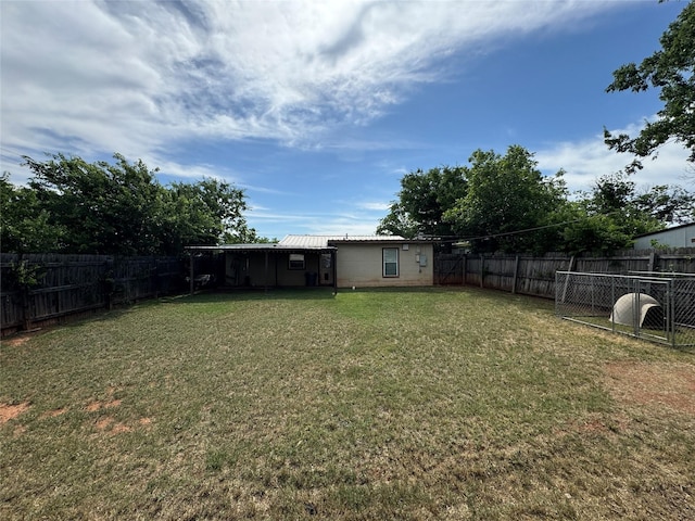 1206 S Crockett Dr, Abilene, TX 79605 - view of yard