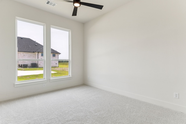 1324 Streetman Rd, Royse City, TX 75189 - carpeted empty room featuring ceiling fan and baseboards
