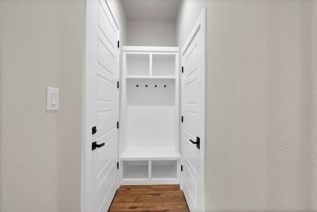 404 Bobbie St, Dallas, TX 75203 - mudroom featuring dark wood-style floors