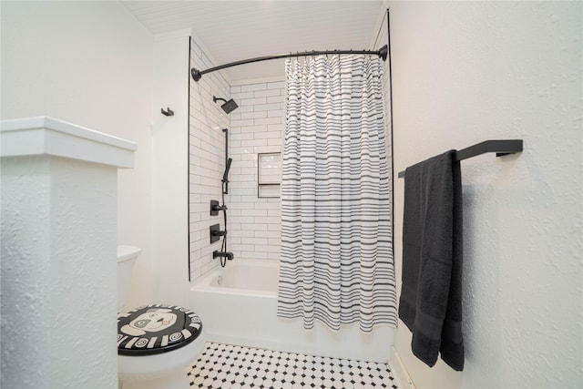 107 W Myrtle, Winnsboro, TX 75494 - bathroom featuring toilet and shower / tub combo