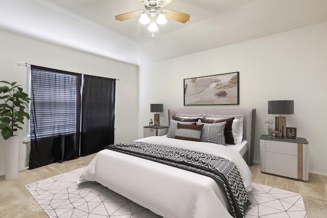 6826 Dream Dust Dr, North Richland Hills, TX 76180 - bedroom with light carpet and ceiling fan