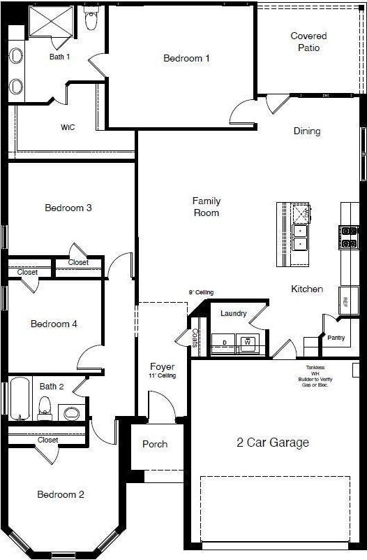 140 Orchard Pines Pl, Boyd, TX 76023 - floor plan / room layout