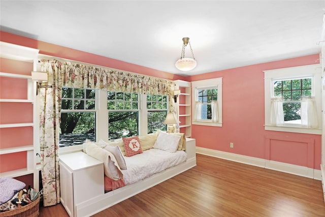 211 N Waddill St, Mckinney, TX 75069 - living area featuring baseboards and wood finished floors
